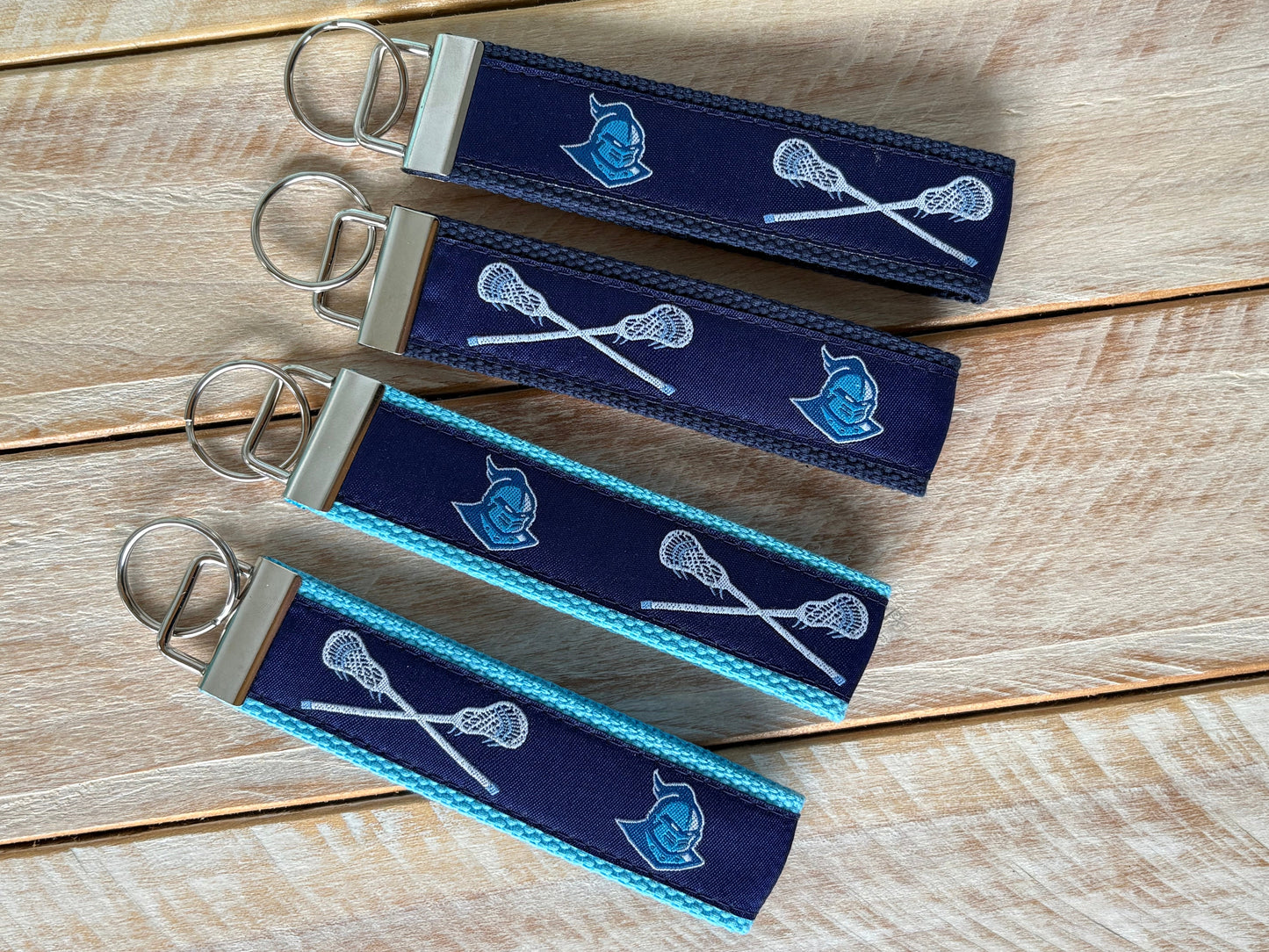 Knights Lacrosse Ribbon Key Chains