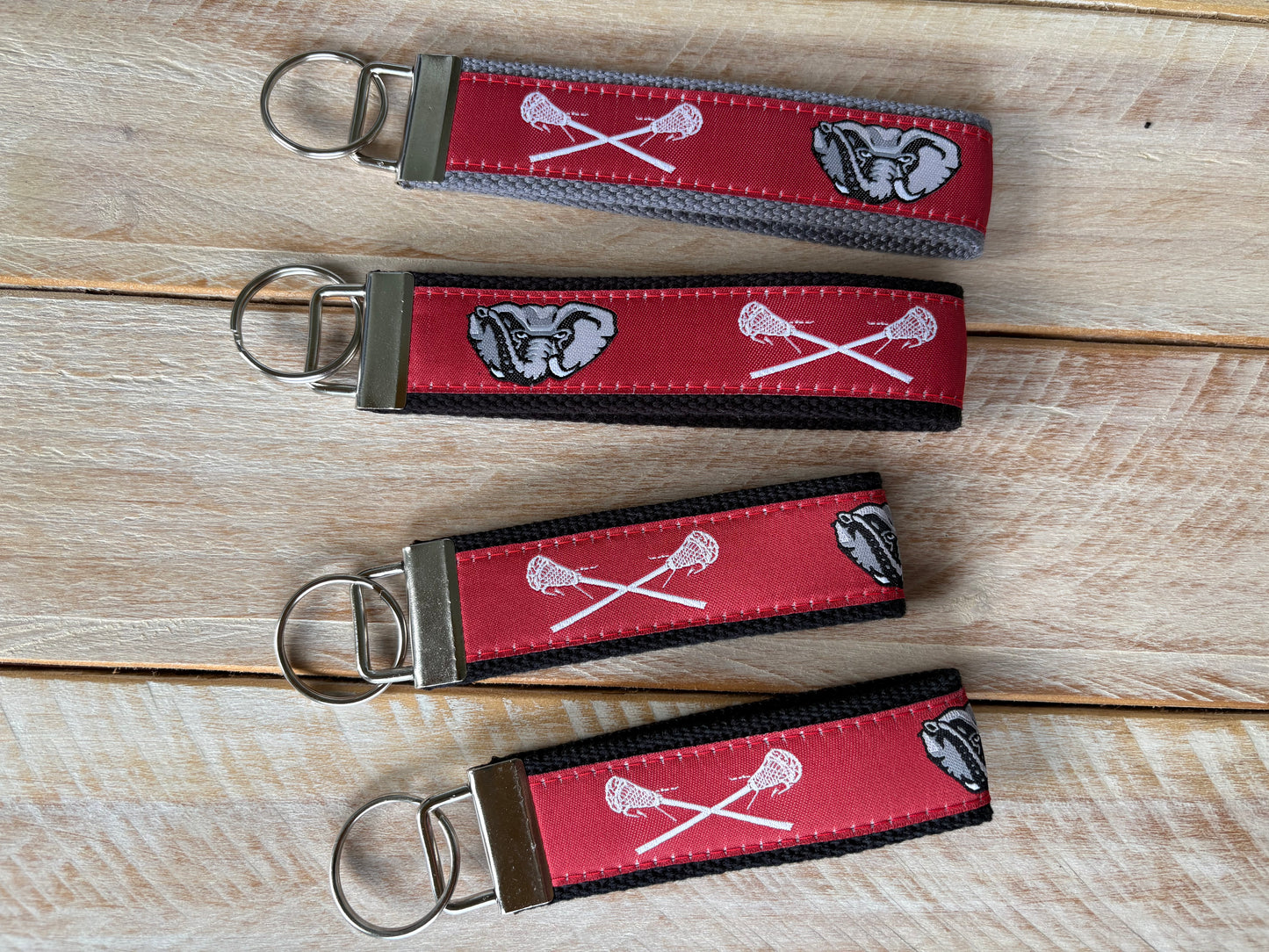 Somers Lacrosse Ribbon Key Chains