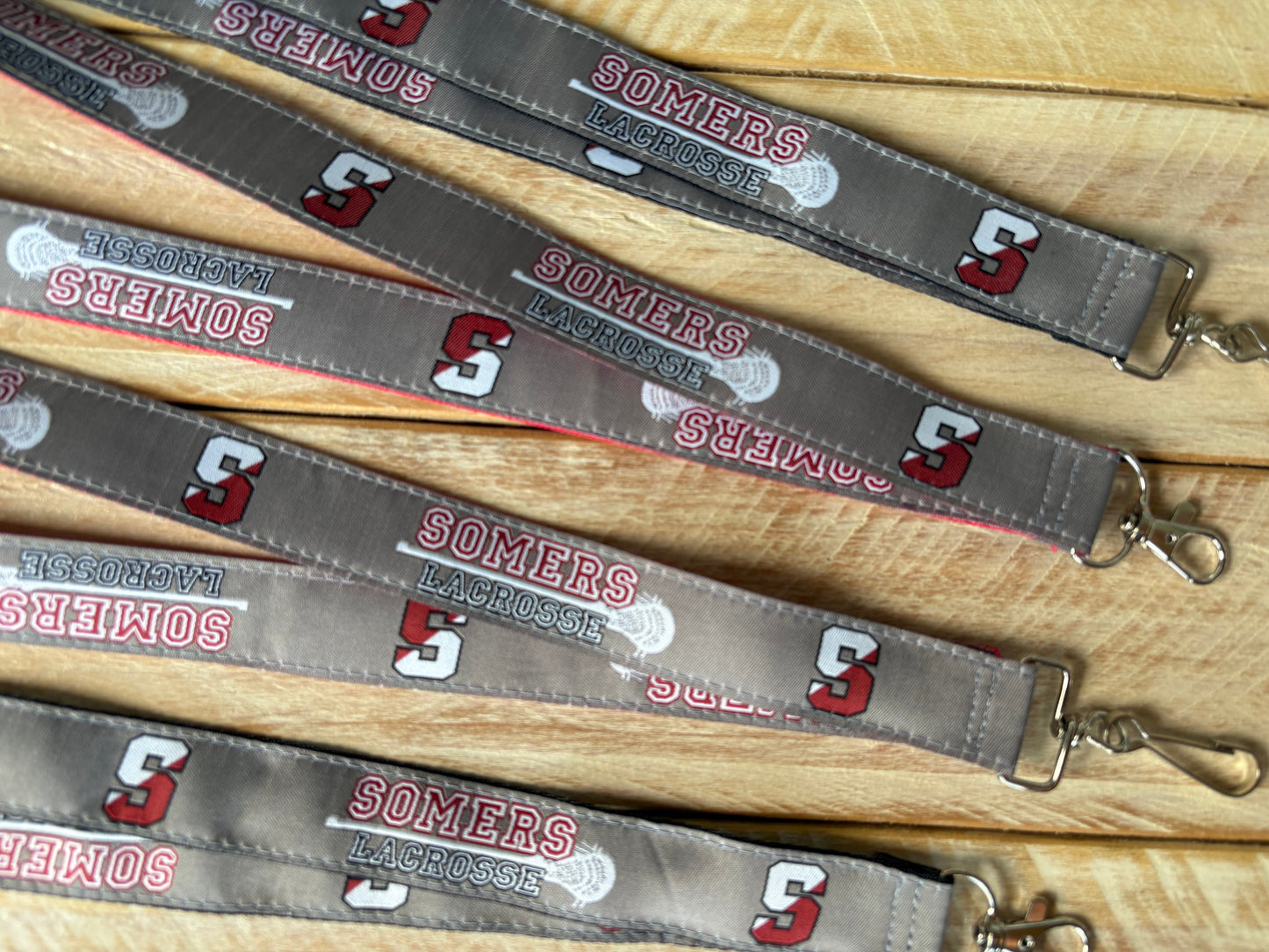 Somers Lacrosse Ribbon Lanyards