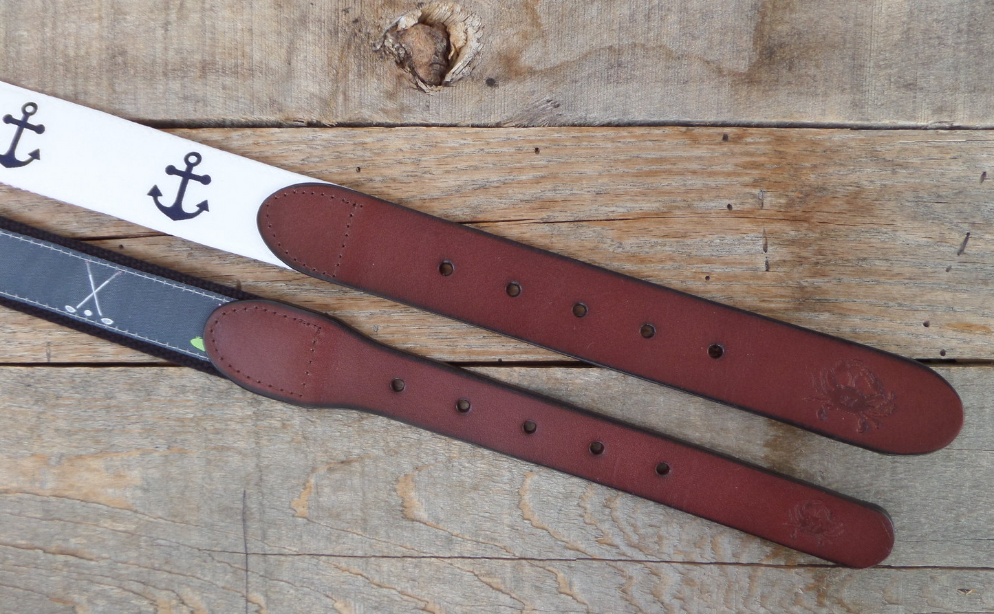 Mini Shamrock Leather Belt/ St. Patrick's Day Belt