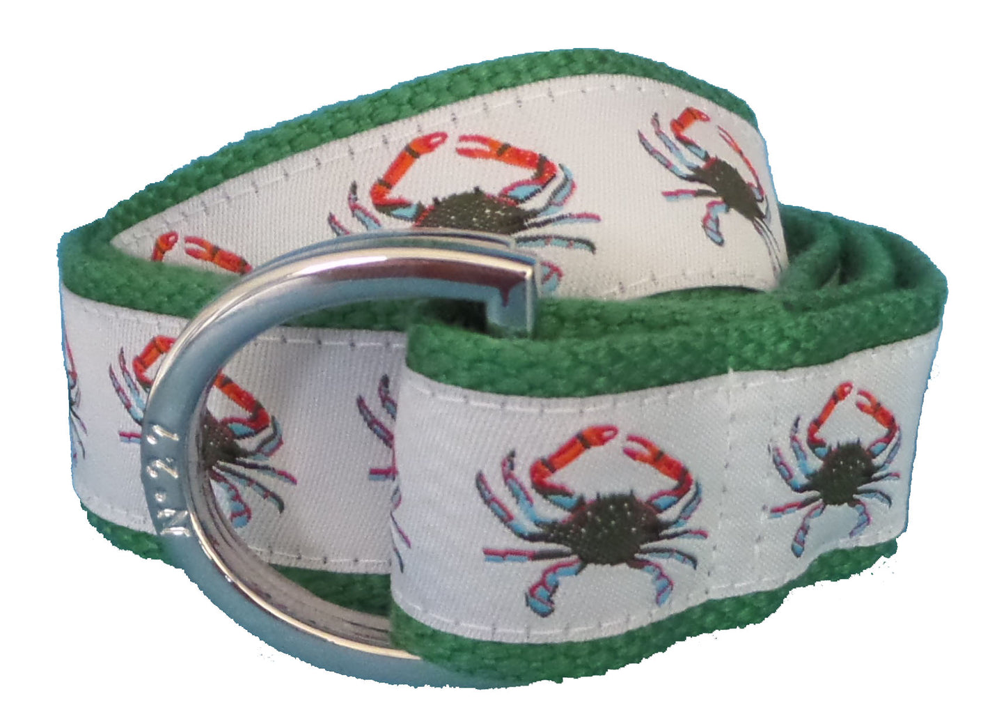 Blue Crab D-Ring Belt