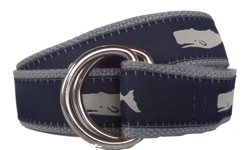 Gray Whale D-Ring Belt
