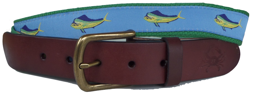 Mahi Mahi Leather Belt
