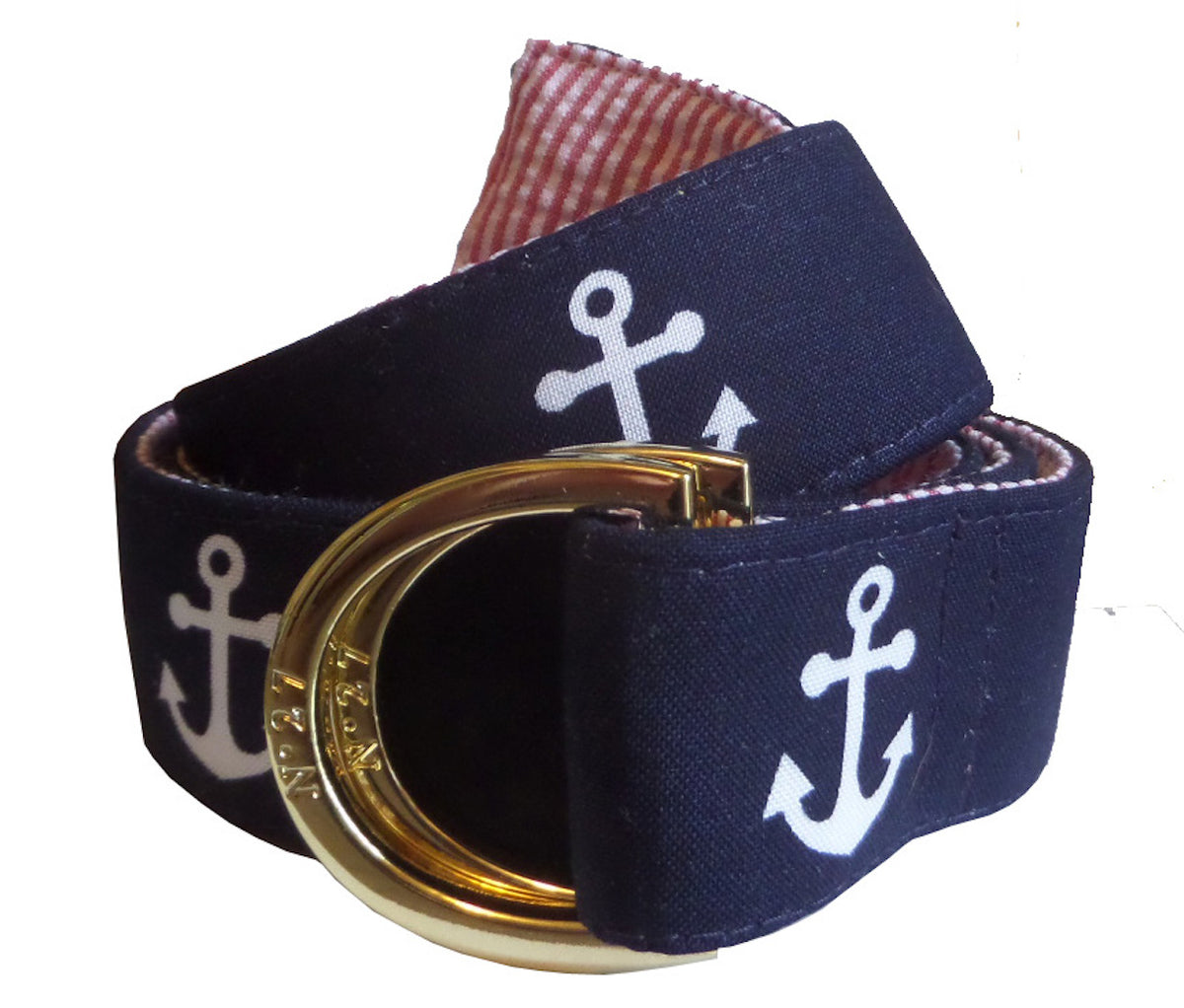 navy blue and red louis vuittons belt