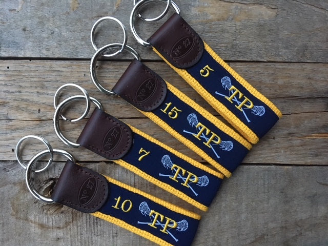 Team Lacrosse Belts with Stocked Ribbon