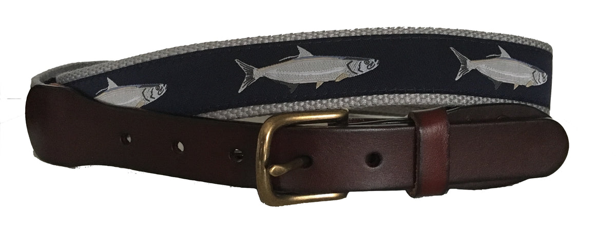Tarpon Fish Leather Belt – No27inc