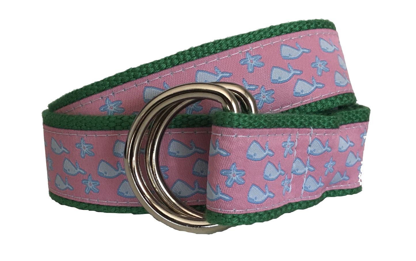 Whales and Starfish D-Ring Belt