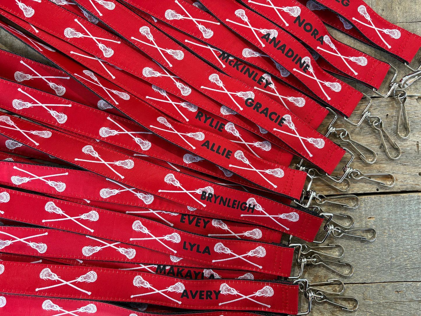Lacrosse Lanyard / Key Chain  Monogram