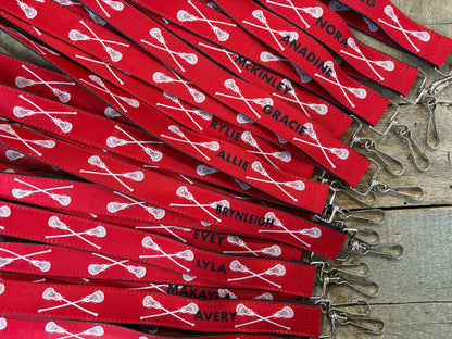 Lacrosse Lanyard / Key Chain  Monogram