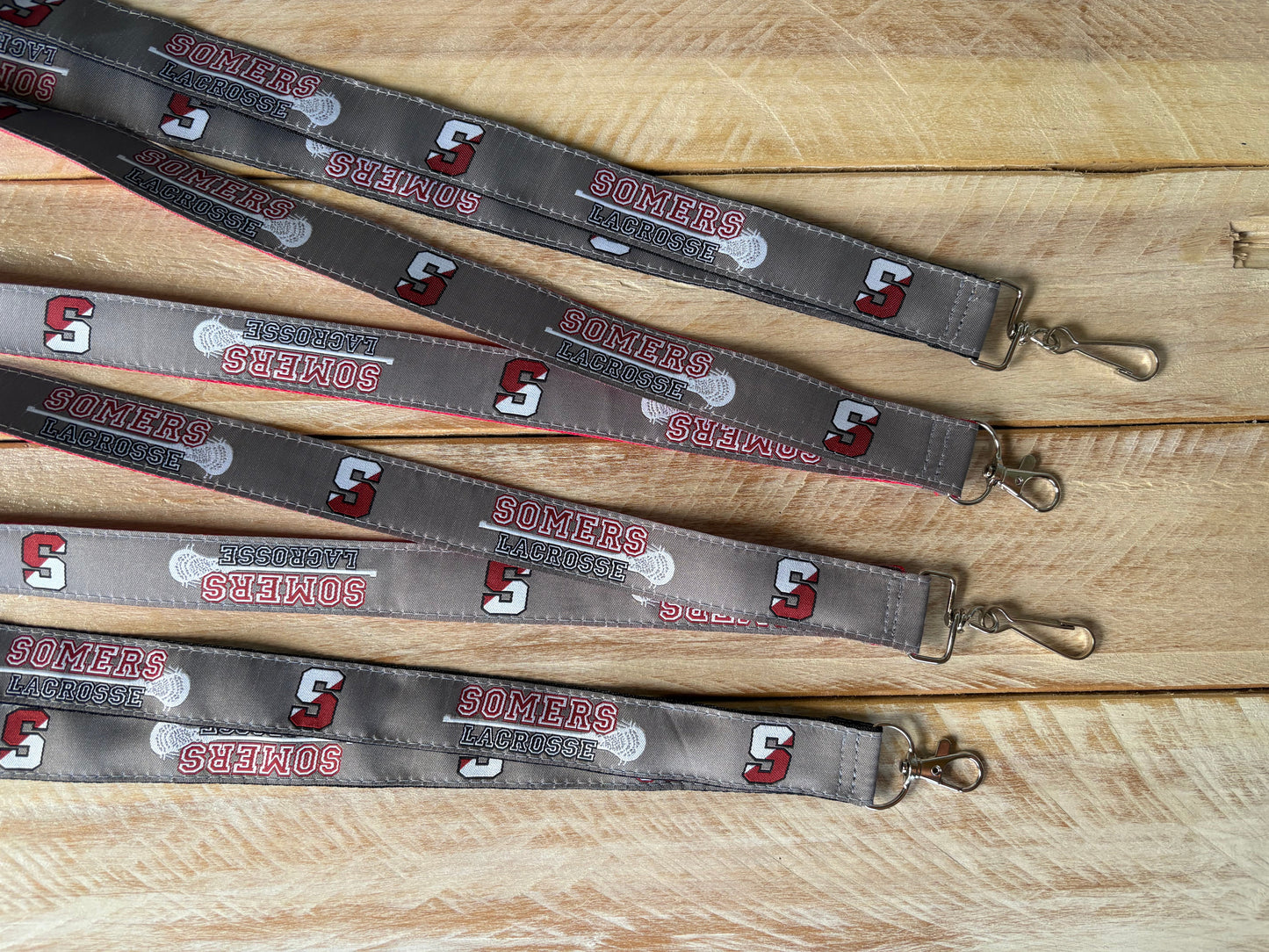 Somers Lacrosse Ribbon Lanyards