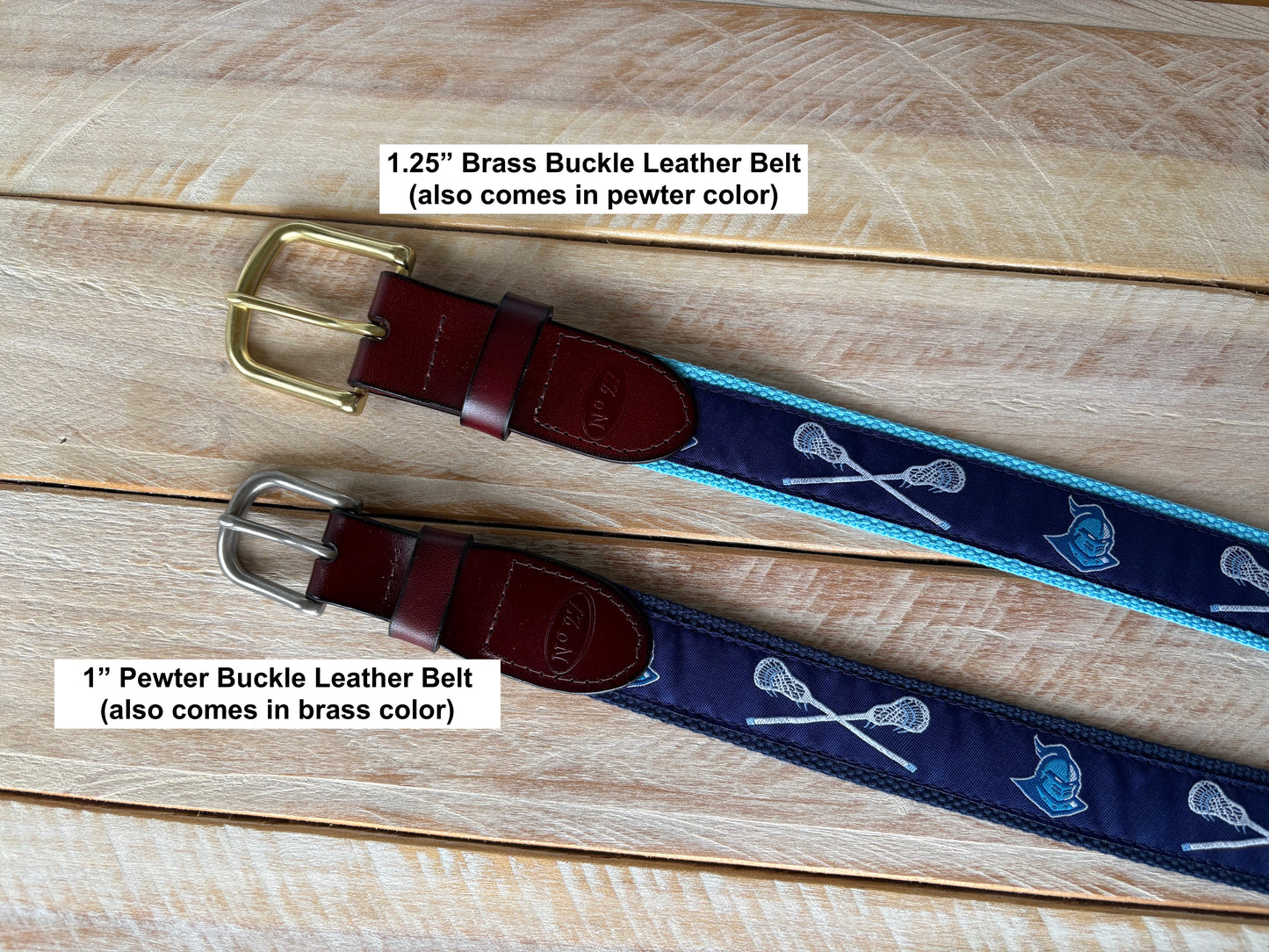 Knights Lacrosse LEATHER Belt