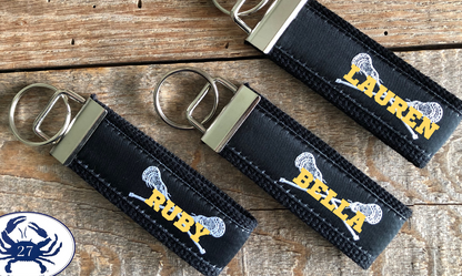 Lacrosse Lanyard / Key Chain  Monogram