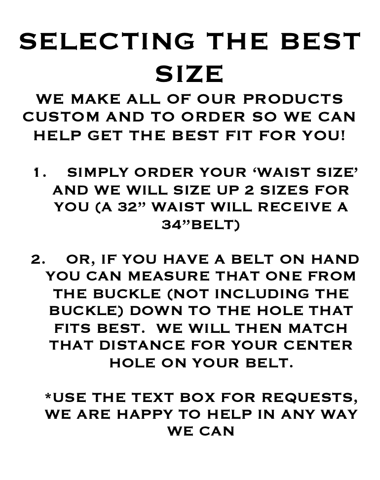 BELT SIZING
