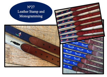 2 WAY WORLD SERIES Lacrosse Leather Belt