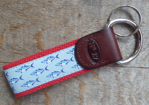 Bluefish Leather Key Chain