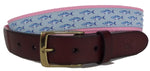 Bluefish Leather Belt with Color Options