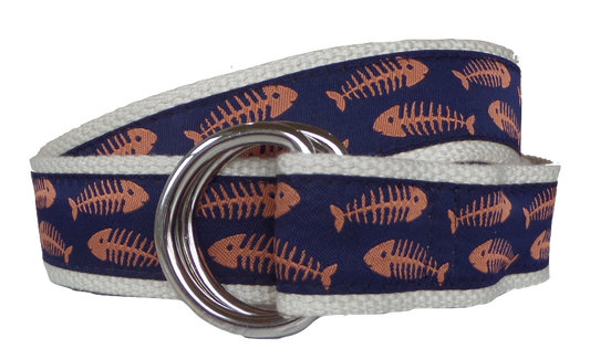 Coral Bonefish D-Ring Belt