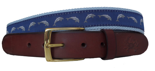 Dolphin Leather Belt