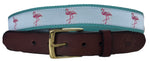 Flamingo Leather Belt