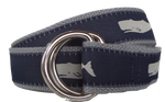 Gray Whale D-Ring Belt