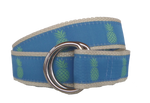 Green Pineapple D-Ring Belt