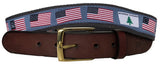 History of the American Flag Leather Belt