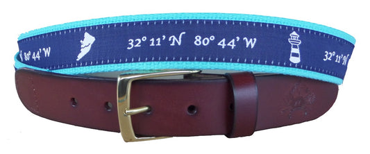Hilton Head Island Leather Belt