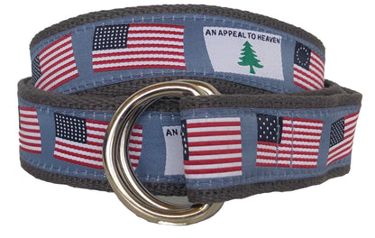 History of the American Flag Leather Belt