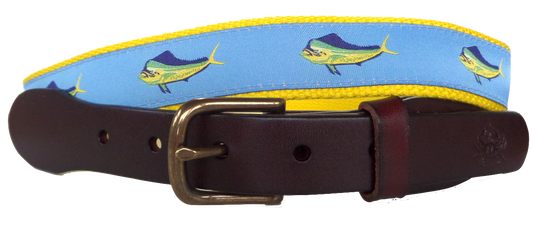 Mahi Mahi Leather Belt