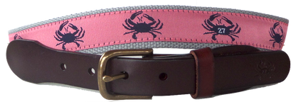 No27 Signature Crab Leather Belt