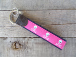Pink Jolly Roger Key Chain