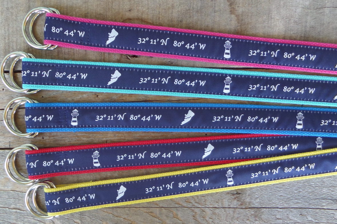 Hilton Head Island Leather Belt