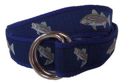 Striped Bass D-Ring Belt
