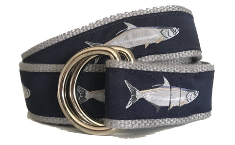 Tarpon Fish D-Ring Belt
