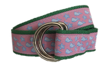 Whales and Starfish D-Ring Belt