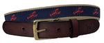 Red Lobster Leather Belt